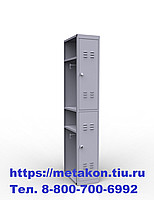 Металлический шкаф для раздевалок и спецодежды шр-12L400 доп.секция в Новосибирске - novosibirsk.metakonrt.ru | фото