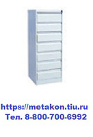 металлический картотечный шкаф шк-7-1 в Новосибирске - novosibirsk.metakonrt.ru | фото